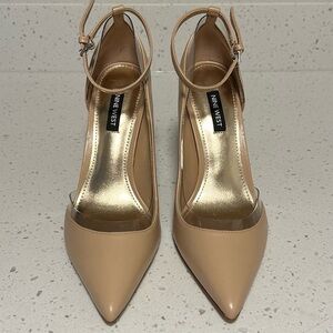 Nine West Beige Pointed Toe Heels